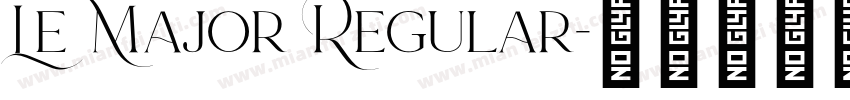 Le Major Regular字体转换